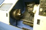 CNC TURNING CENTERS: MAZAK QUICK TURN 35N BIG BORE (QT-35N) CNC LATHE, 20 in. CHUCK, 40 in. CENTERS, 6.5 in. SPINDLE BORE, 40 HP, MAZATROL, Click to view larger photo...